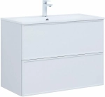 Тумба с раковиной Aquanet Арт 313256 90 белый матовый