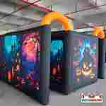 Надувной аттракцион для Хэллоуина «Тыквенный кошмар», 6×6×2 м