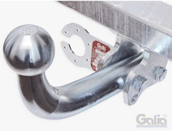 Фаркоп оцинкованный Galia H012A для Honda Civic хетчбек 5 дверей 2000-2003(паспорт и сертификат в комплекте)(без электрики)