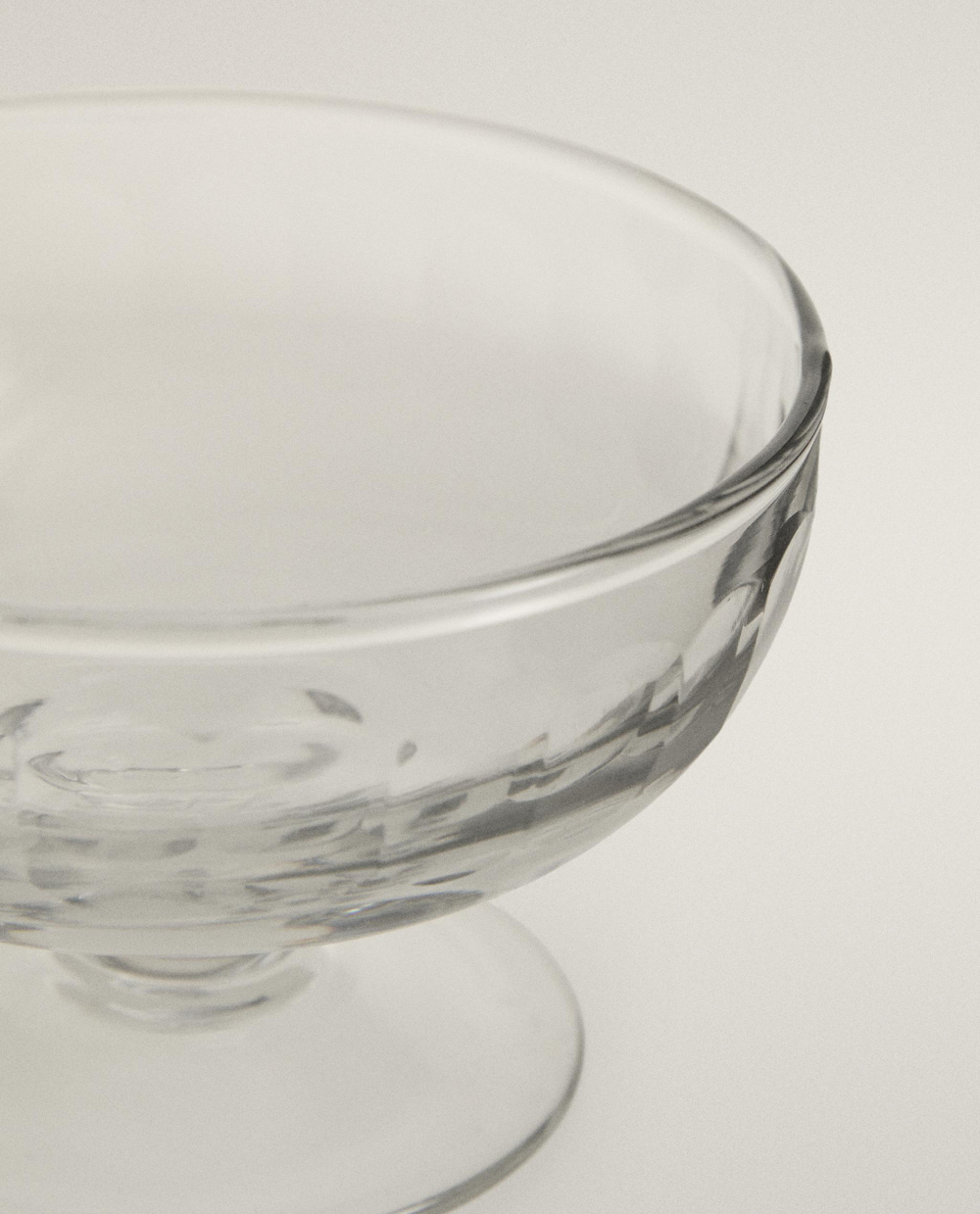 Zara Home бокал из стекла, цвет прозрачный, 9 см