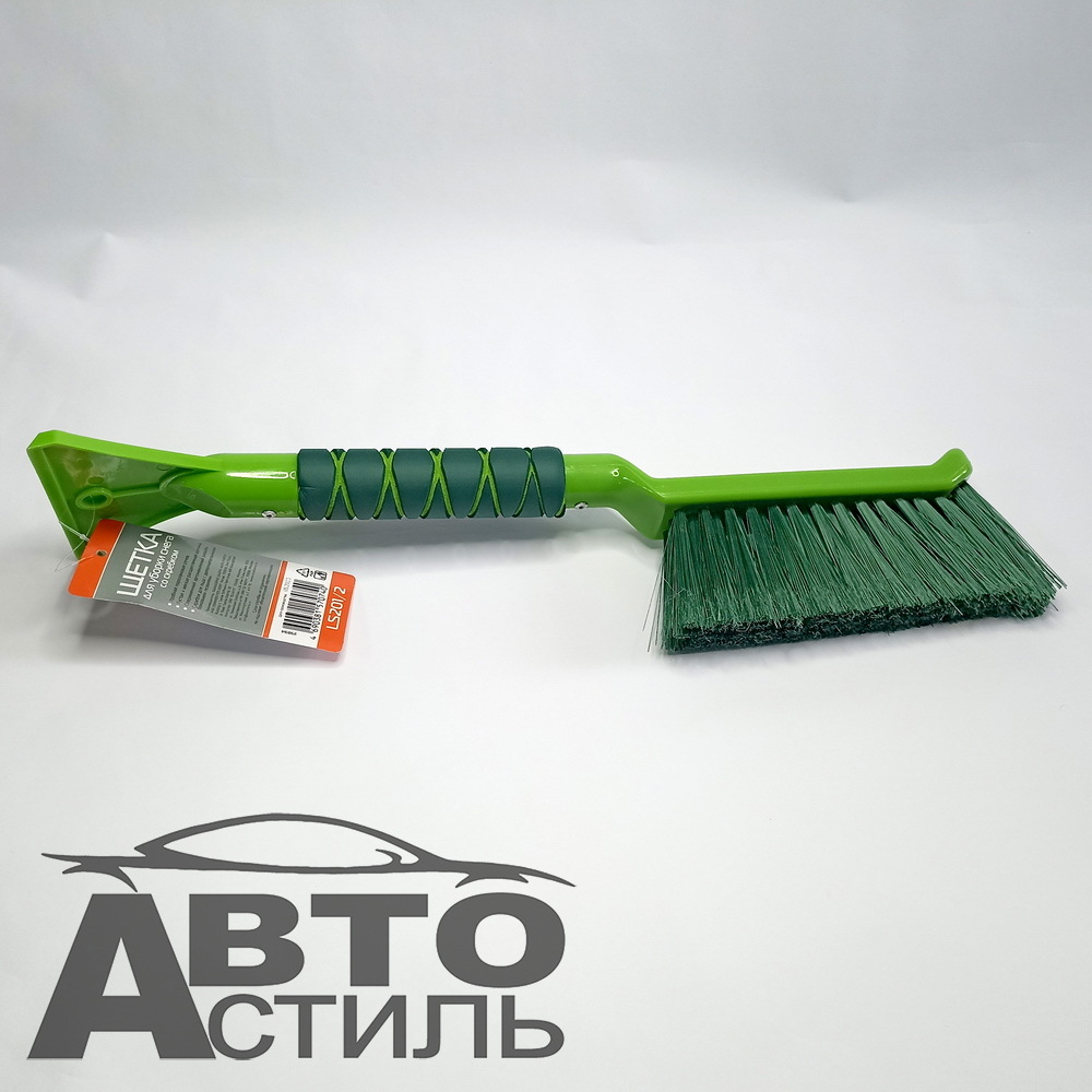 Скребок+щетка  для снега  42см  LS201\2  мягкая ручка (39894)