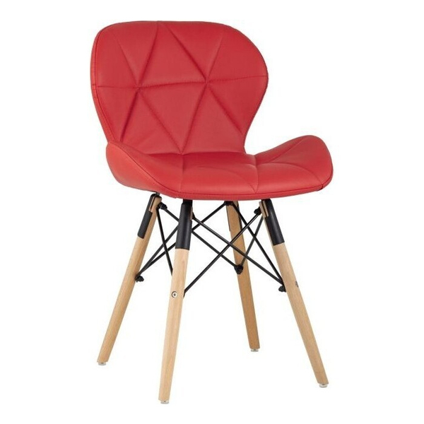 Стул Turin 2 в стиле Eames красный