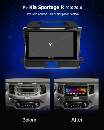 Магнитола для KIA Sportage 2010-2016 - Carmedia OL-9735 QLed, Android 12, TS10, CarPlay, 4G SIM-слот