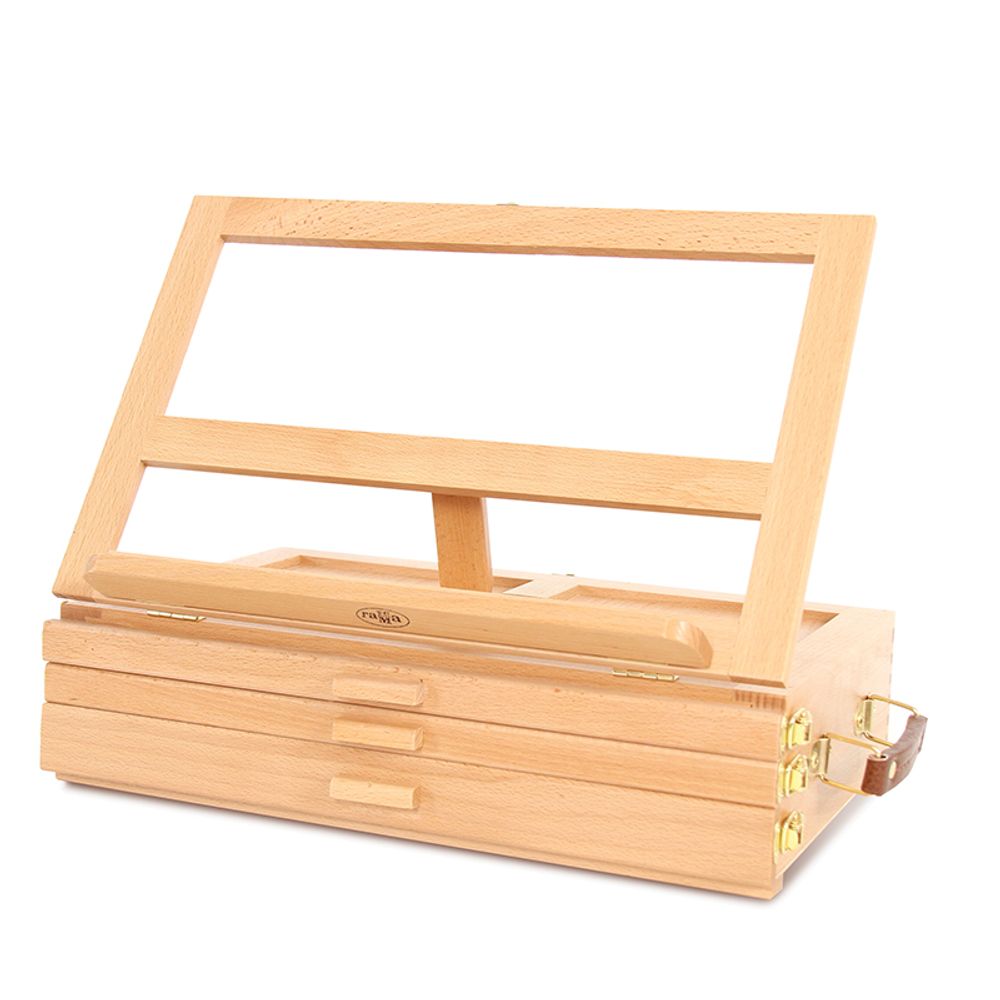 Этюдник-органайзер для пастели Гамма, 3 уровня, 30*13,5*44см, бук