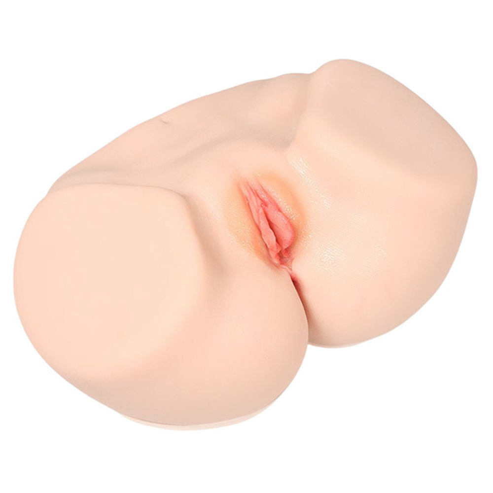 Вибромастурбатор-полуторс с двойным слоем материала Kokos Vanilla Onahole Real Vagina M01-003-13DV