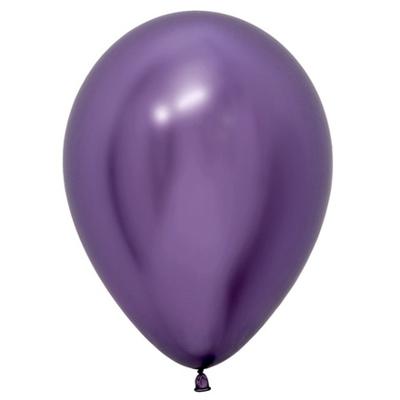 Воздушные шары Sempertex, цвет 951 хром фиолетовый, 50 шт. размер 5"