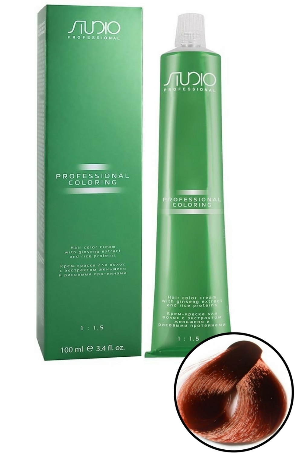 СТ №6,5темный махагоновый блонд 100м