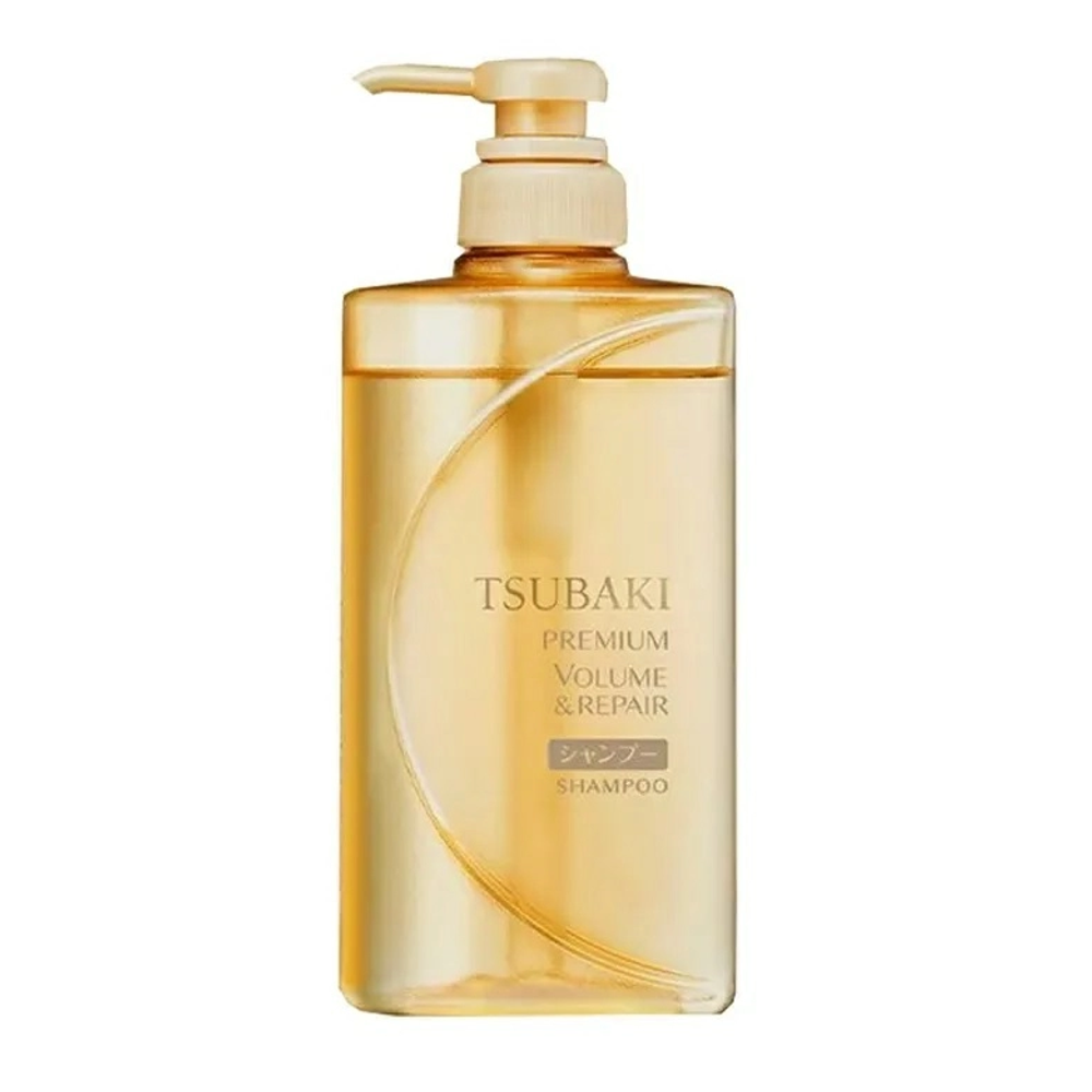 TSUBAKI PREMIUM Восстанавливающий шампунь для волос, 490 мл