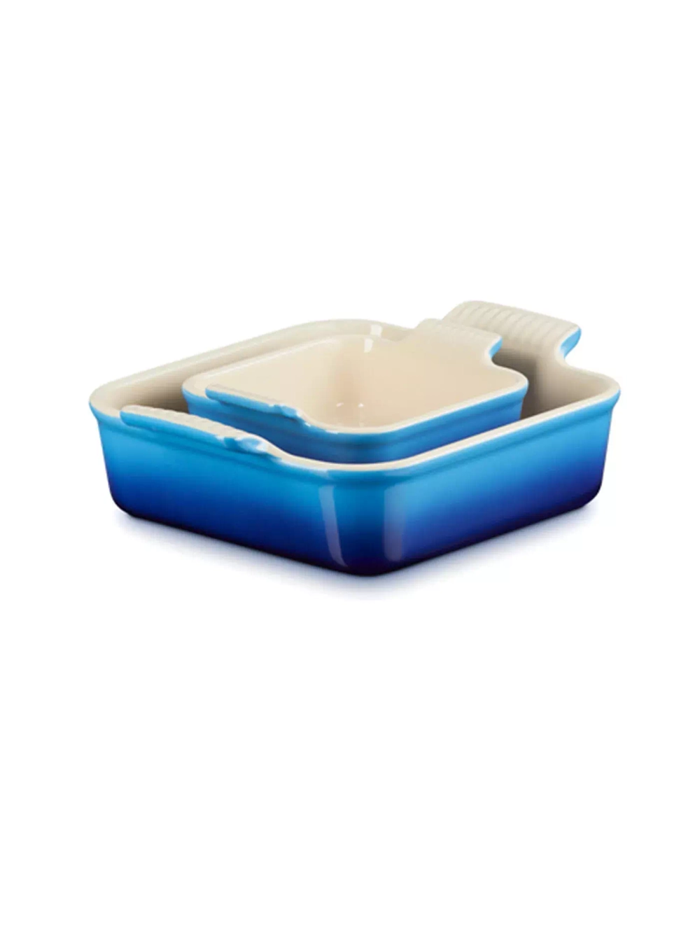 Le Creuset - Набор квадратных форм 20+13 см для лазурной выпечки. / артикул   79094002200080  / GTIN 843251176748