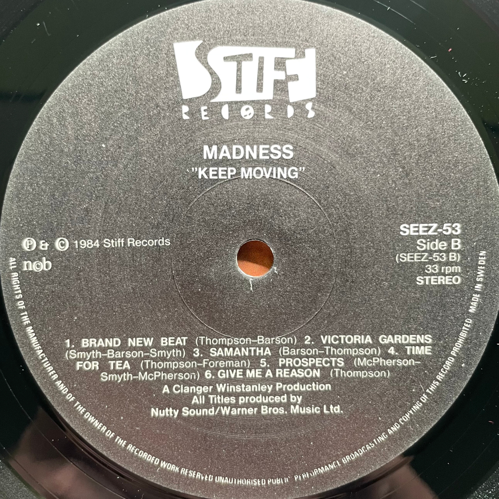 Madness ‎– Keep Moving (Швеция 1984г.)