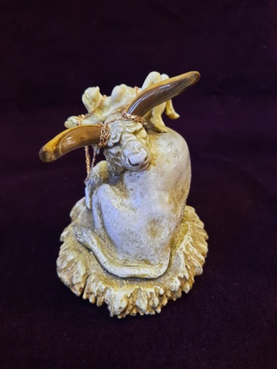 Композиция "Похищение Европы", бивень мамонта, рог лося