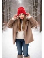 шапка ангора зимняя пушистая вязаная модная