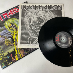 Винтажная виниловая пластинка LP Iron Maiden Killers (Япония 1981) (Без Оби)