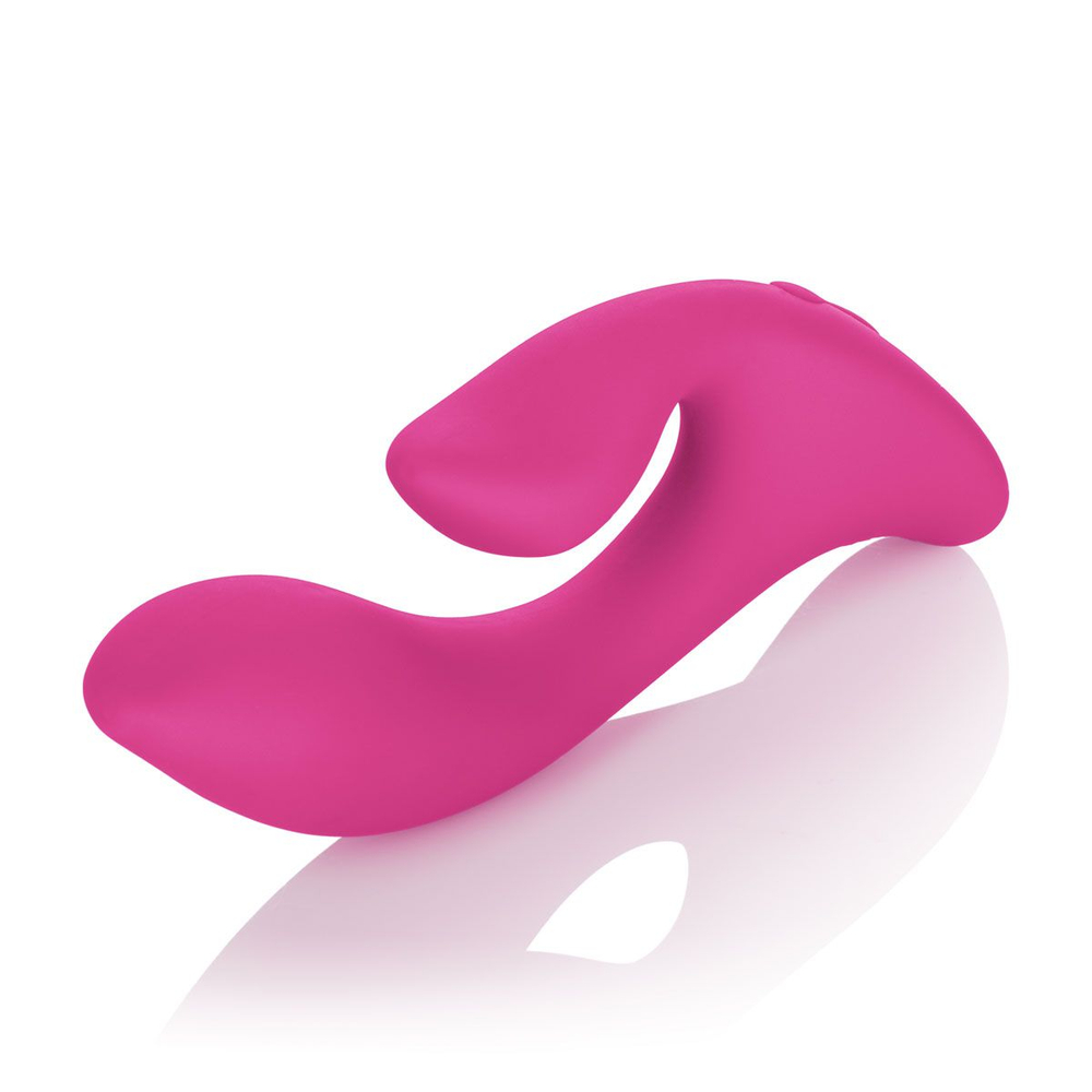 Двойной розовый вибромассажер Silhouette S16 (Цвет: розовый)