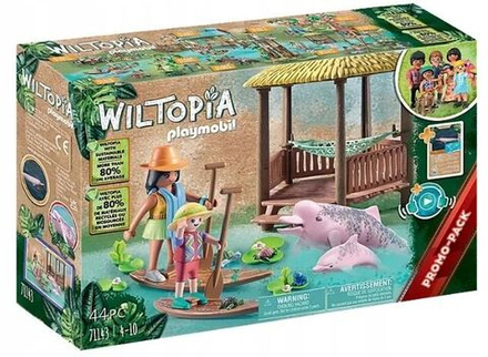 Конструктор Playmobil Wiltopia - Экспедиция дельфинов на реке Уилтопия - Плеймобиль 71143