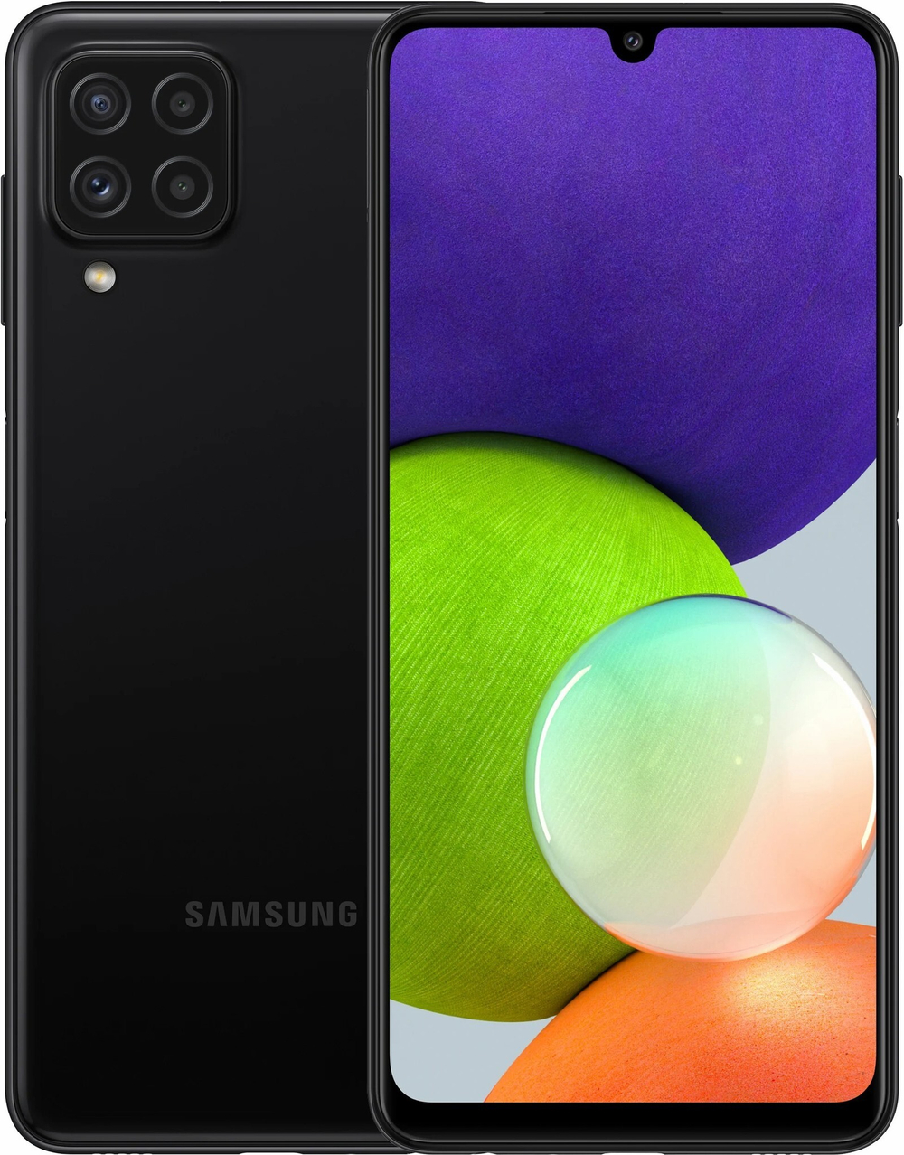 Смартфон Samsung Galaxy A22 4/64Gb Black (SM-A225FZKDSER) (4G LTE)