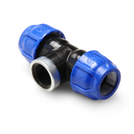 Тройник компрессионный ПНД d32х1/2" внутренняя резьба