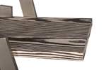 Стеллаж Garda Decor Зебрано (Zebrano) 120*33,5*185,5 см