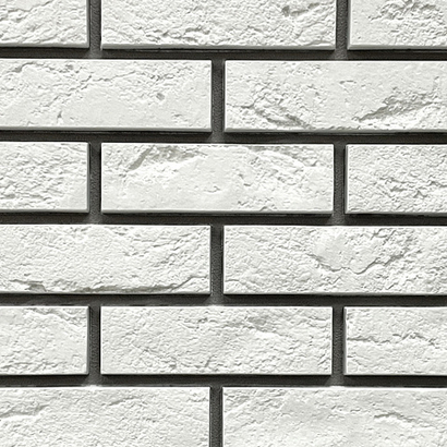 Фасадные панели Кирпич Баварский, белый Fineber (Файнбир)