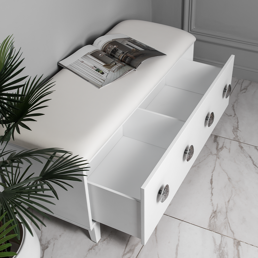 Банкетка Heri 2 Айс Белый