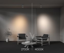 Трековый трехфазный светодиодный светильник Maytoni Trinity Alfa TR199-3-15W4K-M-W