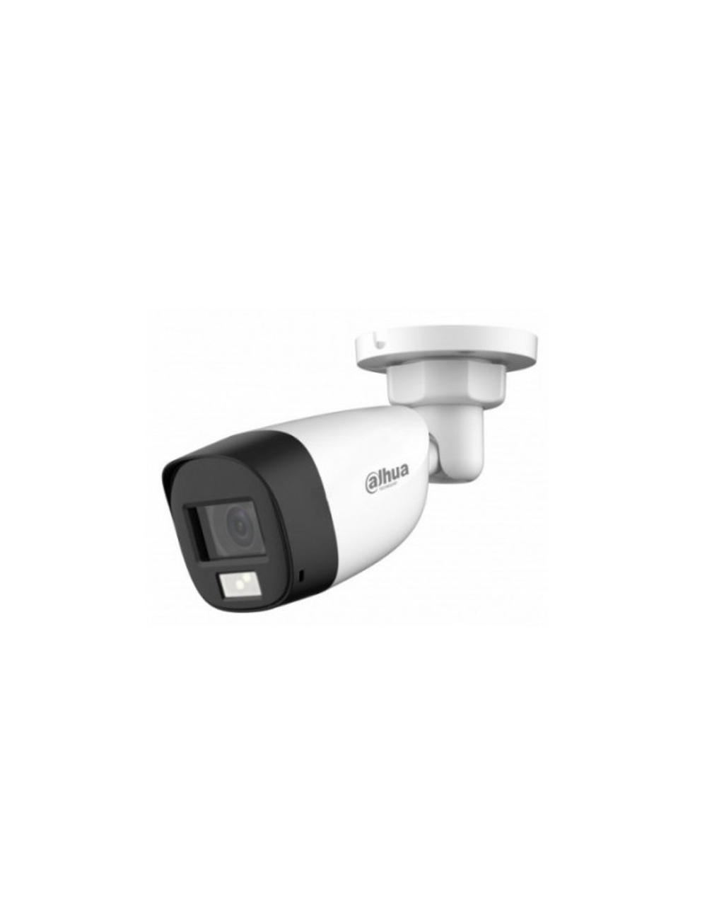 DAHUA DH-HAC-HFW1200CLP-IL-A-0280B-S6 Уличная цилиндрическая HDCVI-видеокамера с интеллектуальной двойной подсветкой 2Мп, объектив 2.8мм, ИК 20м, LED 20м, IP67, корпус: металл, быстрый монтаж