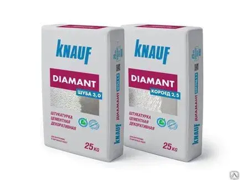 Штукатурка декоративная KNAUF DIAMANT, короед, 1,5мм, 25кг