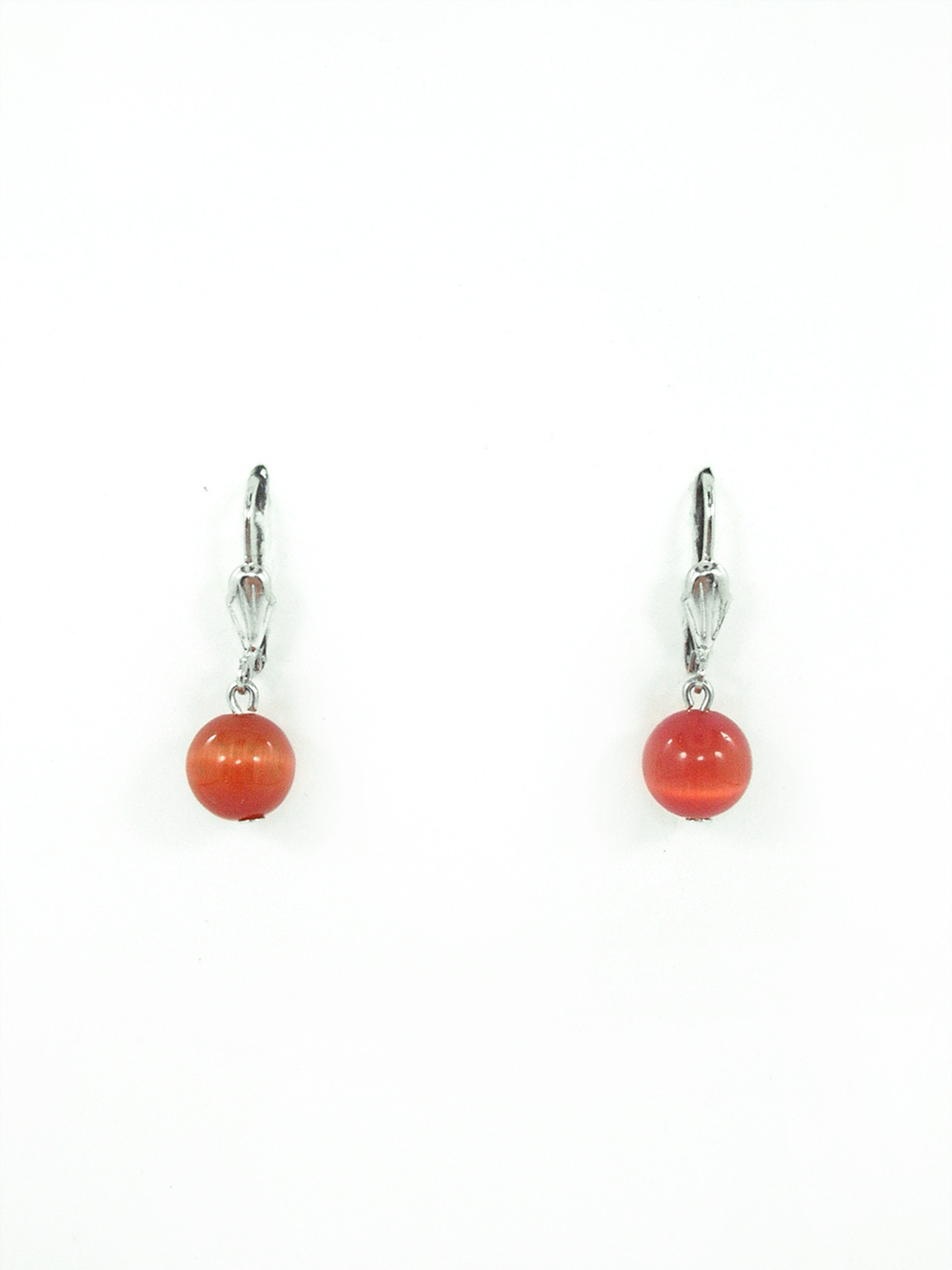 Серьги из кошачьего глаза kgse001-kr10