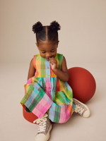 Сарафан для девочки Next E86-987, Желтый, Голубой, Розовый