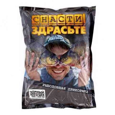 Прикормка «СНАСТИ ЗДРАСЬТЕ!» Чёрный хлебушек