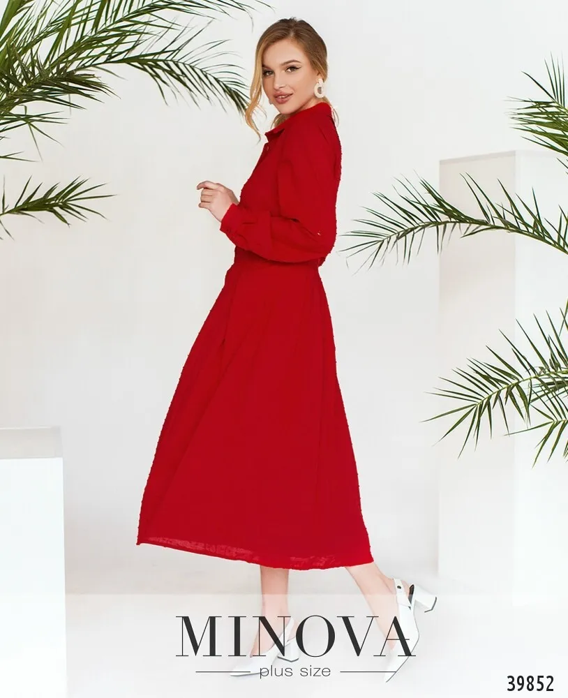 Платье 3151-красный Minova