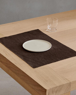 ZARA HOME ЛЬНЯНАЯ САЛФЕТКА, КОРИЧНЕВЫЙ