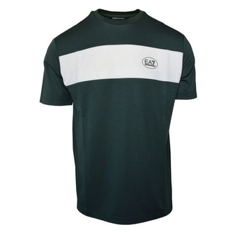 Мужское теннисное поло EA7 Jersey - cilantro