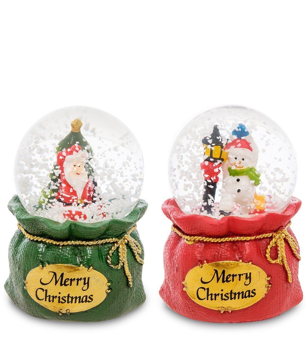 XM-606 Шар со снегом «С Рождеством!» 2/асс