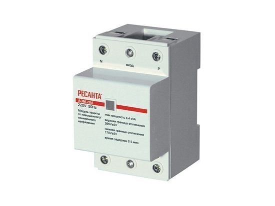Блок защиты по напряжению РЕСАНТА 40А