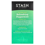 Stash Tea, Herbal Tea, освежающая перечная мята, без кофеина, 20 чайных пакетиков, 20 г (0,7 унции)