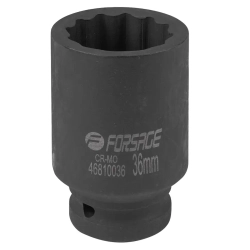 Головка ударная глубокая 36мм 3/4''12гр. Forsage F-46810036