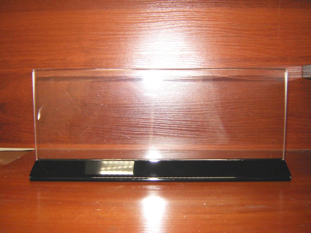 Меню-холдер тейбл тент 113х300 черное основание