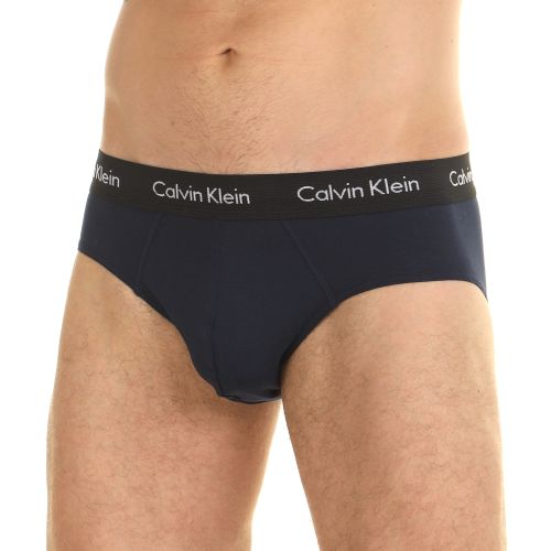 Мужские трусы слипы темно-синие Calvin Klein