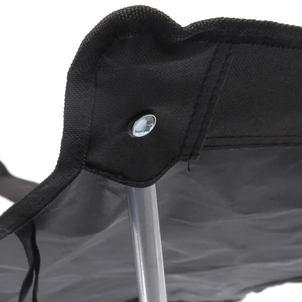 Кресло складное 2 в 1 до 100 кг DC-8077, 83*55/110*85 см, цвет: чёрный, ТуристМастер