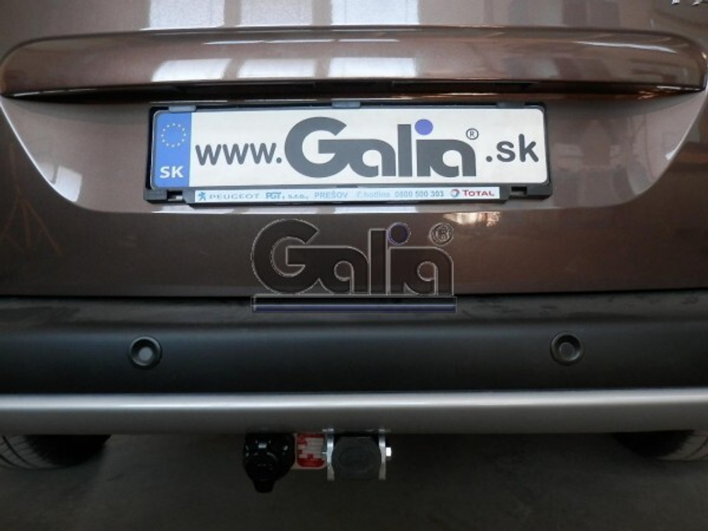 Фаркоп оцинкованный Galia C052A для Peugeot Partner 2008-, Citroen Berlingo 2008-(паспорт и сертификат в комплекте)(без электрики)