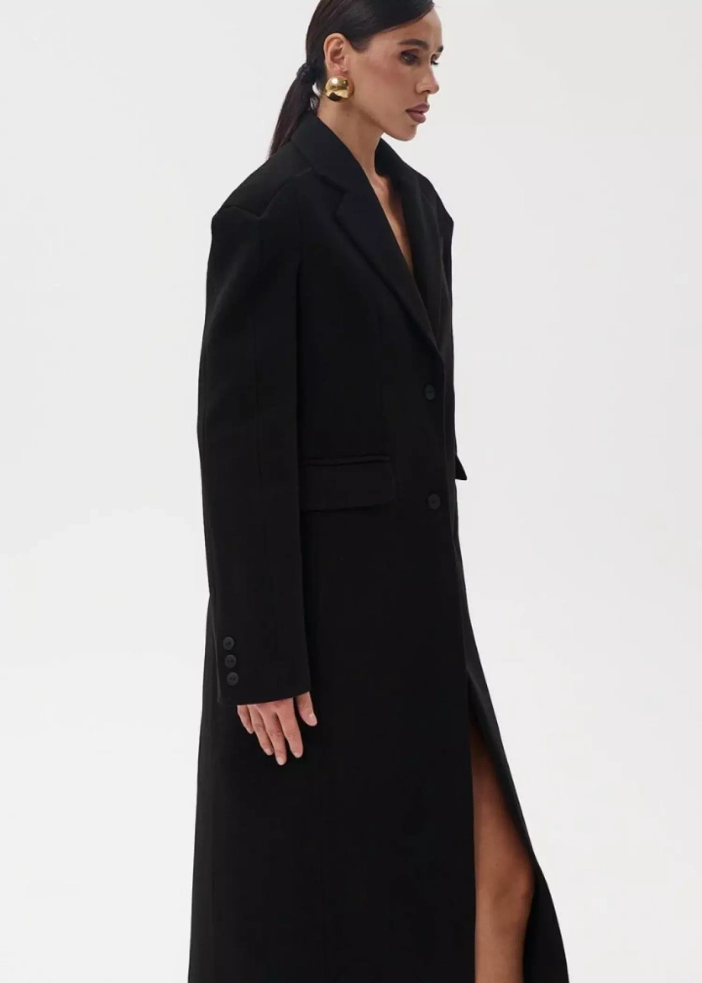 Пальто Топ, Черный