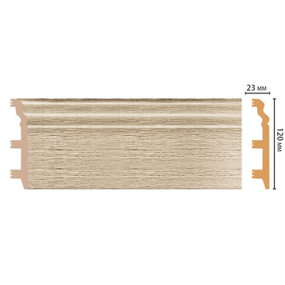 Плинтус Decomaster D233 D233-72