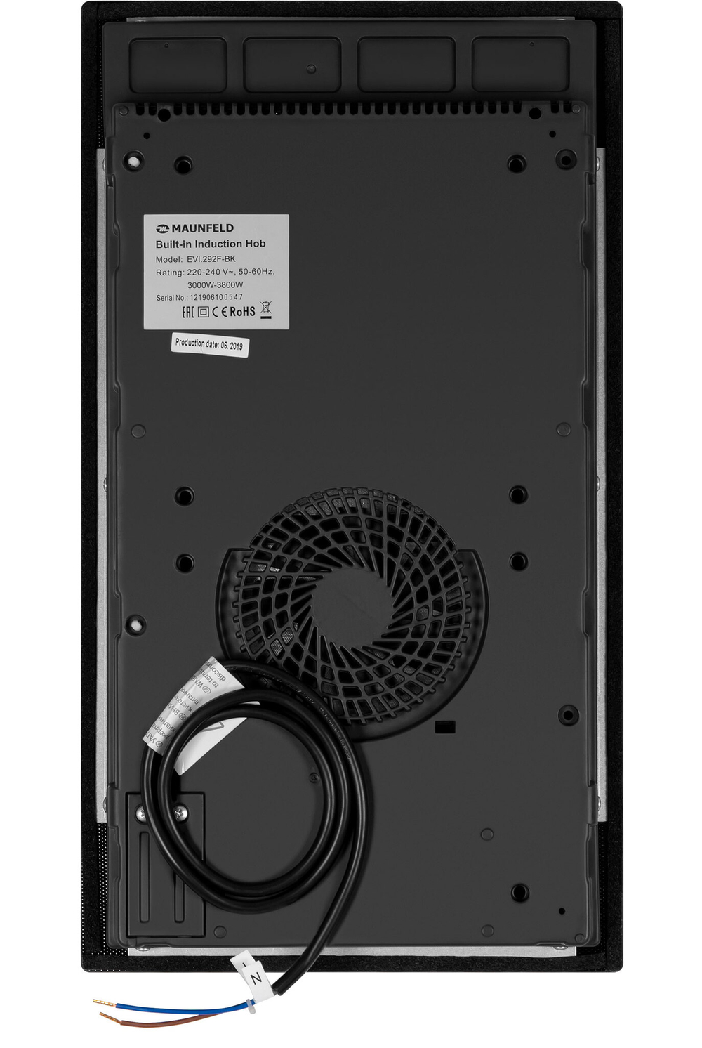 Индукционная варочная панель MAUNFELD EVI.292F-BK фото 2
