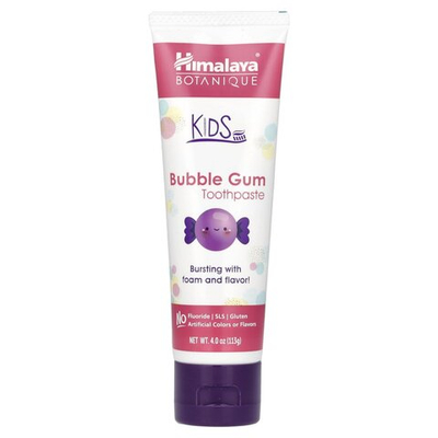 Детская зубная паста Himalaya kids Bubble Gum 80г