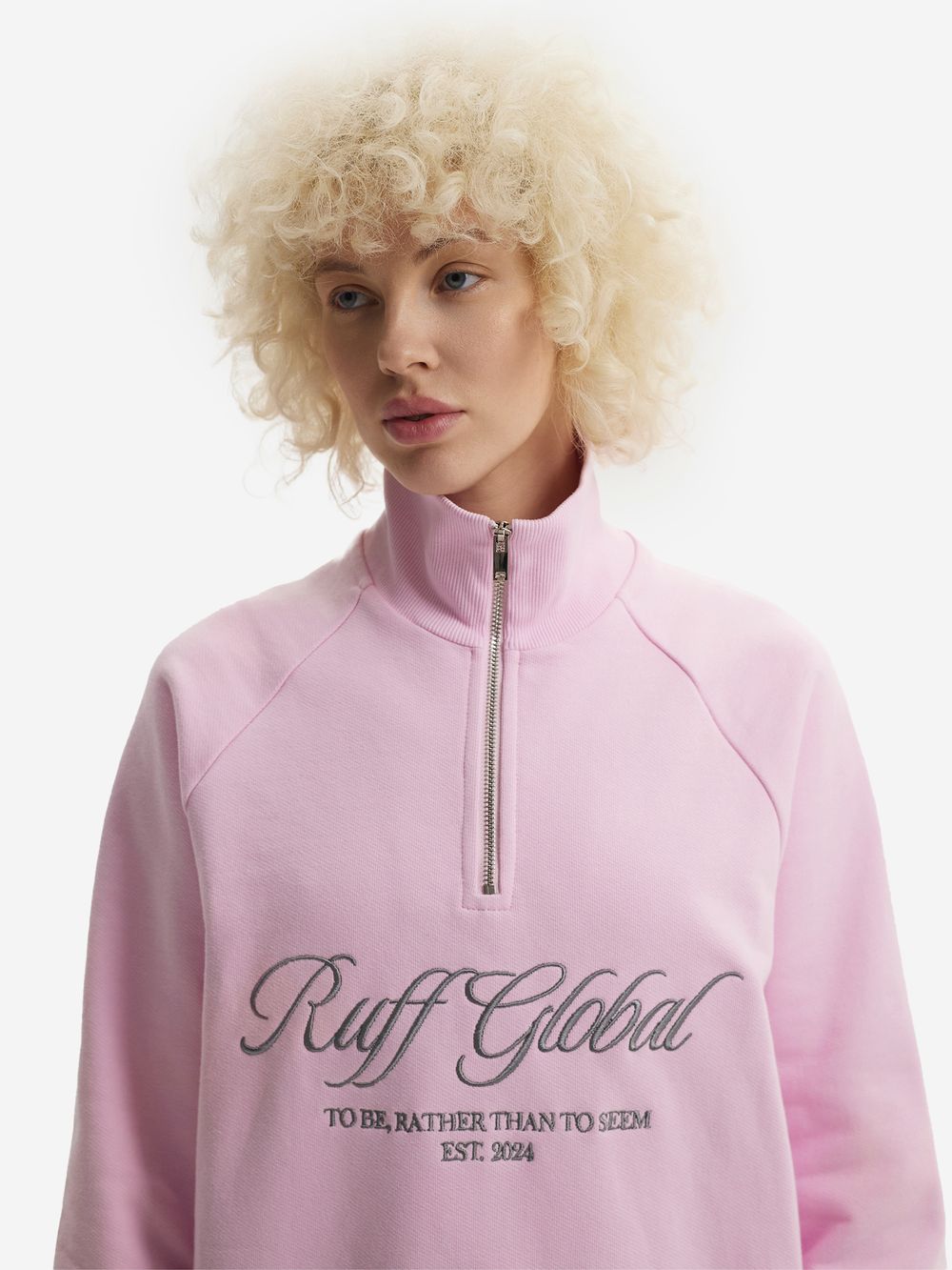 Толстовка Ruff Global Halfzip Sport Jacket розовый