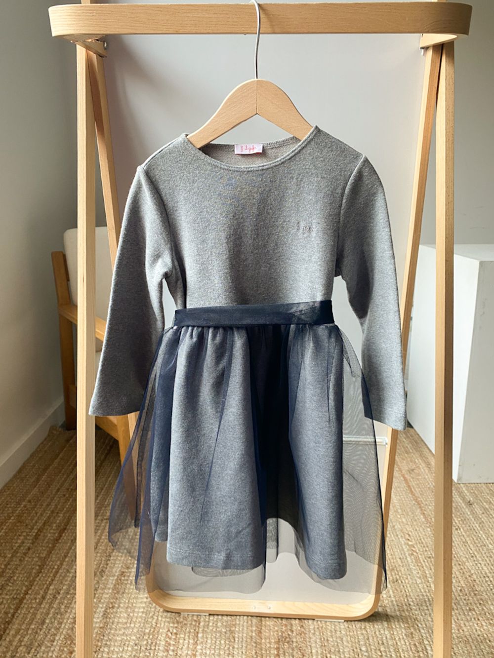 Хлопковое платье Il Gufo, 98