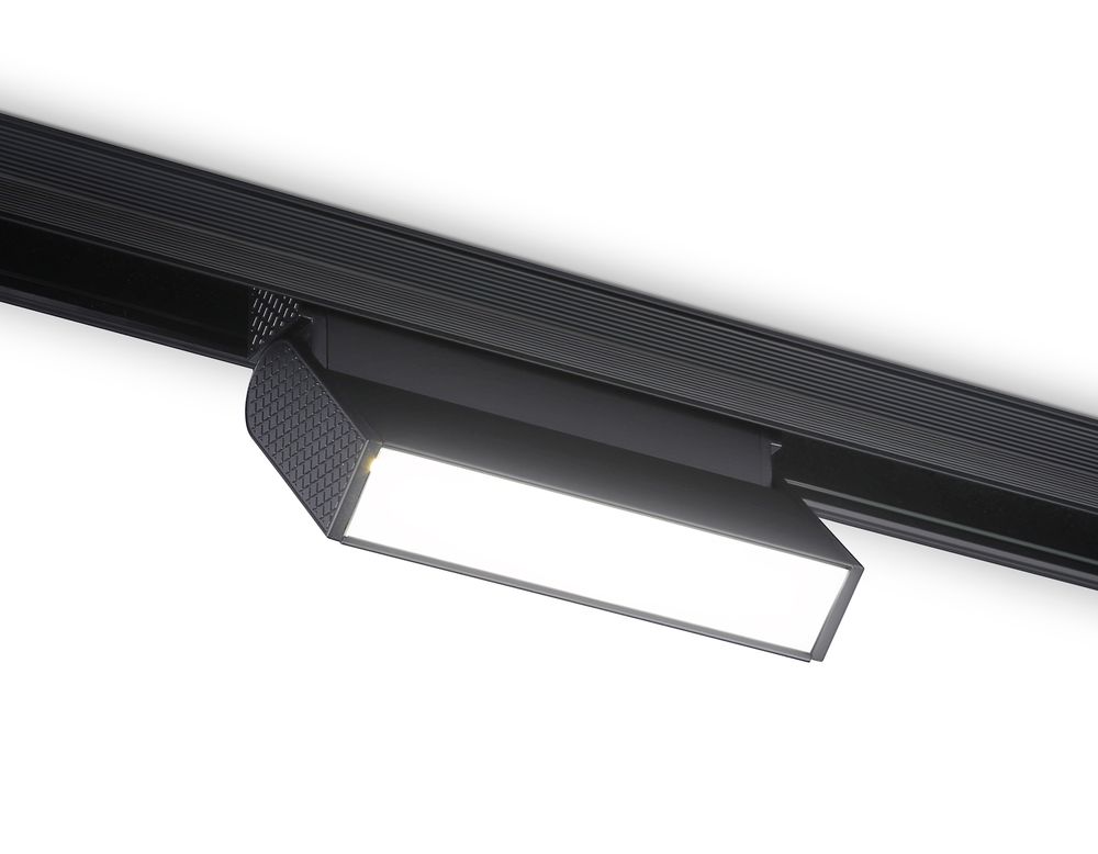 Светильник светодиодный трековый для шинопровода Magnetic GL4059 BK черный IP20 6W 4200K 48V 115*22*105