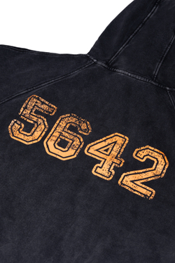 Оверсайз худи (варенка) на молнии "5642"