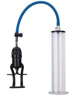 Помпа вакуумная Eroticon PUMP X-Drive с обратным клапаном (28 см.) (Цвет: прозрачный с черным)